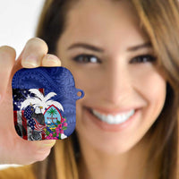 United States Guam AirPods Case USA Eagle Guahan Seal Bougainvillea LT14 - Polynesian Pride