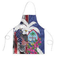 United States Guam Apron USA Eagle Guahan Seal Bougainvillea - Polynesian Pride