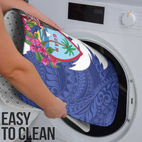 United States Guam Bathroom Set USA Eagle Guahan Seal Bougainvillea - Polynesian Pride