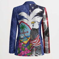 United States Guam Blazer USA Eagle Guahan Seal Bougainvillea LT14 - Polynesian Pride