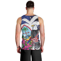 United States Guam Men Tank Top USA Eagle Guahan Seal Bougainvillea - Polynesian Pride
