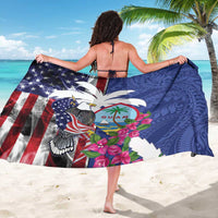 United States Guam Sarong USA Eagle Guahan Seal Bougainvillea - Polynesian Pride