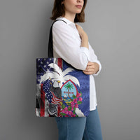 United States Guam Tote Bag USA Eagle Guahan Seal Bougainvillea LT14 - Polynesian Pride