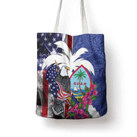 United States Guam Tote Bag USA Eagle Guahan Seal Bougainvillea LT14 - Polynesian Pride