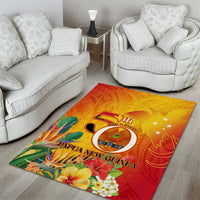 Papua New Guinea Independence Day Area Rug 50th Anniversary Unity in Diversity