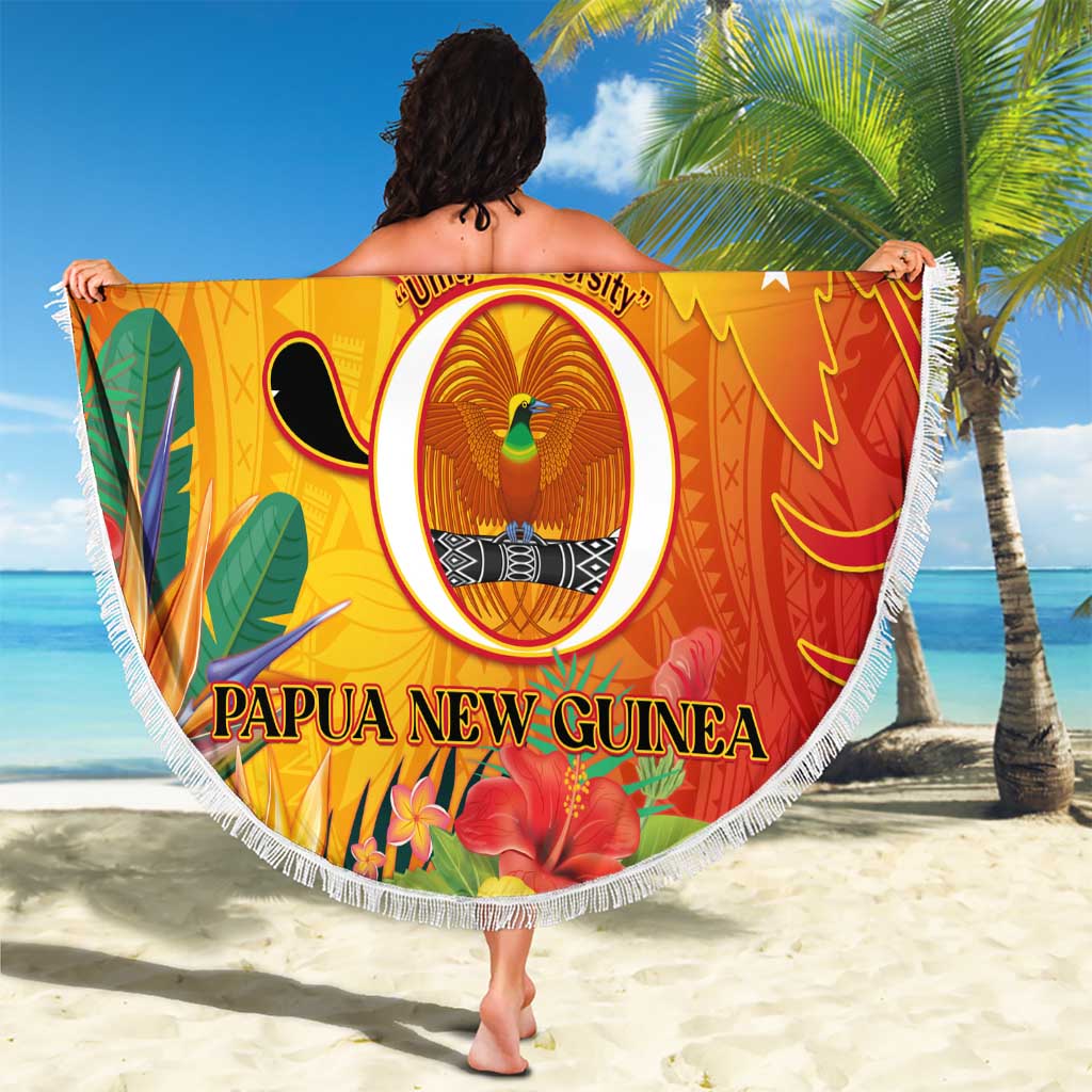 Papua New Guinea Independence Day Beach Blanket 50th Anniversary Unity in Diversity LT14 - Polynesian Pride