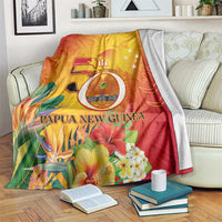 Papua New Guinea Independence Day Blanket 50th Anniversary Unity in Diversity LT14 Red - Polynesian Pride