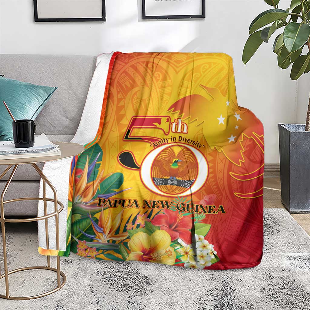 Papua New Guinea Independence Day Blanket 50th Anniversary Unity in Diversity LT14 - Polynesian Pride
