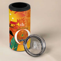 Papua New Guinea Independence Day 4 in 1 Can Cooler Tumbler 50th Anniversary Unity in Diversity LT14 - Polynesian Pride