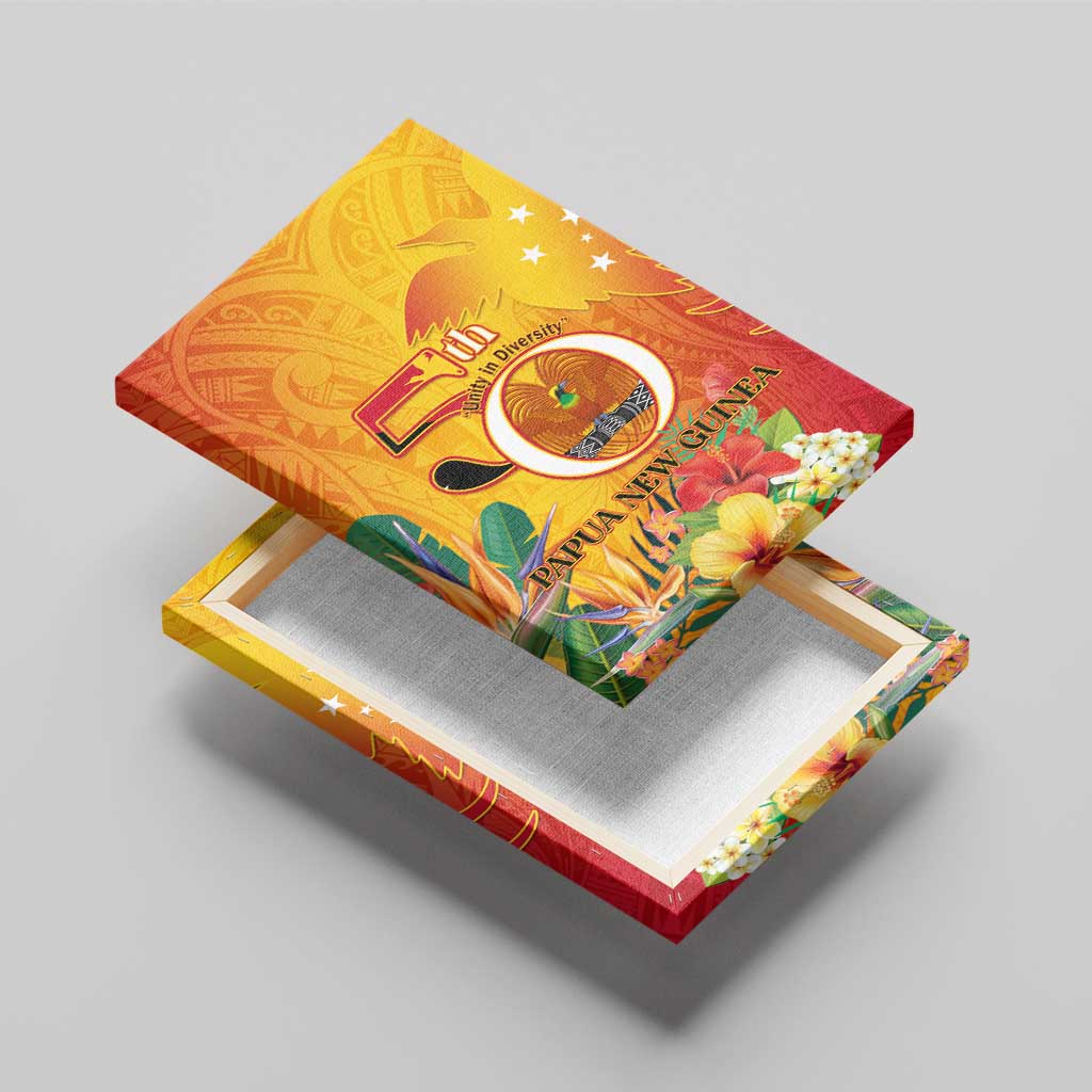Papua New Guinea Independence Day Canvas Wall Art 50th Anniversary Unity in Diversity LT14 - Polynesian Pride