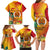 Papua New Guinea Independence Day Family Matching Long Sleeve Bodycon Dress and Hawaiian Shirt 50th Anniversary Unity in Diversity