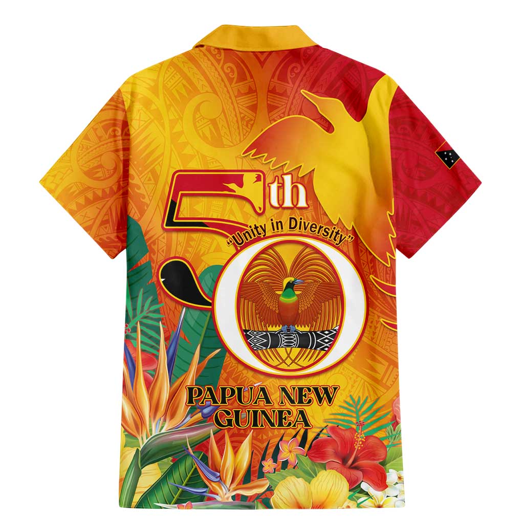 Papua New Guinea Independence Day Family Matching Mermaid Dress and Hawaiian Shirt 50th Anniversary Unity in Diversity