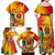 Papua New Guinea Independence Day Family Matching Off Shoulder Maxi Dress and Hawaiian Shirt 50th Anniversary Unity in Diversity