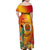 Papua New Guinea Independence Day Family Matching Off Shoulder Maxi Dress and Hawaiian Shirt 50th Anniversary Unity in Diversity