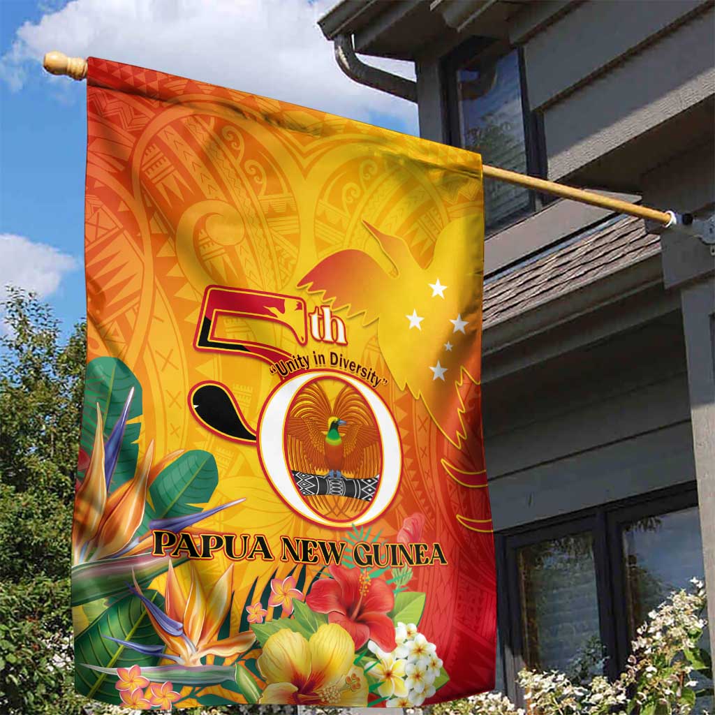Papua New Guinea Independence Day Garden Flag 50th Anniversary Unity in Diversity LT14 - Polynesian Pride