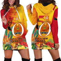 Papua New Guinea Independence Day Hoodie Dress 50th Anniversary Unity in Diversity