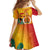 Papua New Guinea Independence Day Kid Short Sleeve Dress 50th Anniversary Unity in Diversity