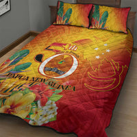 Papua New Guinea Independence Day Quilt Bed Set 50th Anniversary Unity in Diversity LT14 - Polynesian Pride