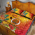 Papua New Guinea Independence Day Quilt Bed Set 50th Anniversary Unity in Diversity