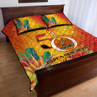 Papua New Guinea Independence Day Quilt Bed Set 50th Anniversary Unity in Diversity LT14 - Polynesian Pride