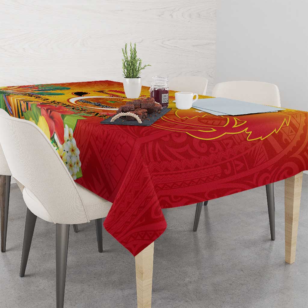 Papua New Guinea Independence Day Tablecloth 50th Anniversary Unity in Diversity LT14 - Polynesian Pride