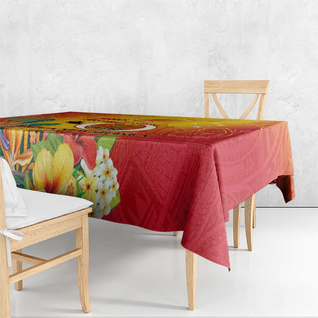 Papua New Guinea Independence Day Tablecloth 50th Anniversary Unity in Diversity LT14 - Polynesian Pride