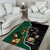 Personalised New Zealand And South Africa Rugby Area Rug 2024 All Black Springboks Mascots Together