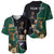 Personalised New Zealand And South Africa Rugby Baseball Jersey 2024 All Black Springboks Mascots Together