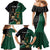 Personalised New Zealand And South Africa Rugby Family Matching Mermaid Dress and Hawaiian Shirt 2024 All Black Springboks Mascots Together