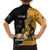 Personalised New Zealand And Australia Rugby Kid Hawaiian Shirt 2024 All Black Wallabies Mascots Together