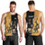 Personalised New Zealand And Australia Rugby Men Tank Top 2024 All Black Wallabies Mascots Together