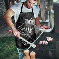 Personalised All Black New Zealand Darts Apron Aoteroa Fern Maori Galaxy Style - Polynesian Pride