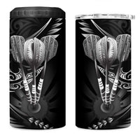 All Black New Zealand Darts 4 in 1 Can Cooler Tumbler Aoteroa Fern Maori Galaxy Style