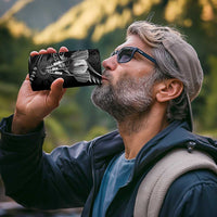 All Black New Zealand Darts 4 in 1 Can Cooler Tumbler Aoteroa Fern Maori Galaxy Style