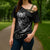 Personalised All Black New Zealand Darts Cross Shoulder Shirt Aoteroa Fern Maori Galaxy Style - Polynesian Pride