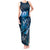 Personalised All Blue New Zealand Darts Tank Maxi Dress Aoteroa Fern Maori Galaxy Style