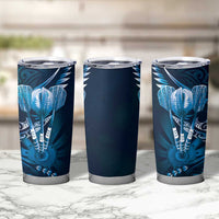 All Blue New Zealand Darts Tumbler Cup Aoteroa Fern Maori Galaxy Style