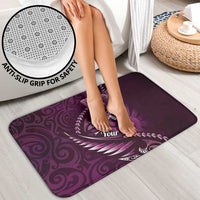 Personalised All Pink New Zealand Darts Bathroom Set Aoteroa Fern Maori Galaxy Style - Polynesian Pride