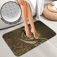 Personalised All Gold New Zealand Darts Bathroom Set Aoteroa Fern Maori Galaxy Style - Polynesian Pride