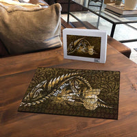 Personalised All Gold New Zealand Darts Puzzle Aoteroa Fern Maori Galaxy Style LT14 - Polynesian Pride