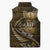 Personalised All Gold New Zealand Darts Sleeveless Puffer Jacket Aoteroa Fern Maori Galaxy Style - Polynesian Pride