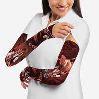Personalised All Red New Zealand Darts Arm Sleeves Aoteroa Fern Maori Galaxy Style - Polynesian Pride