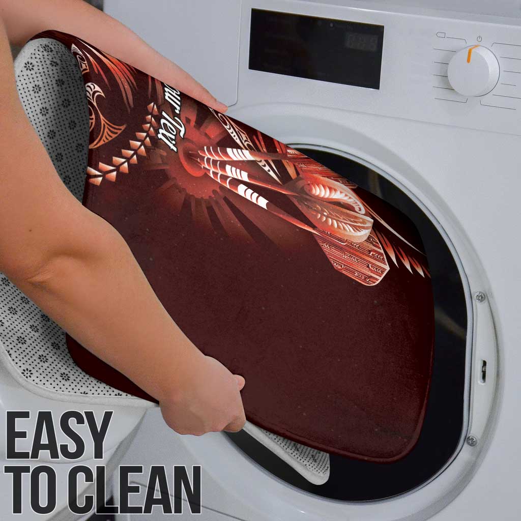 Personalised All Red New Zealand Darts Bathroom Set Aoteroa Fern Maori Galaxy Style - Polynesian Pride