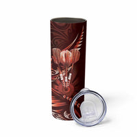 All Red New Zealand Darts Skinny Tumbler Aoteroa Fern Maori Galaxy Style
