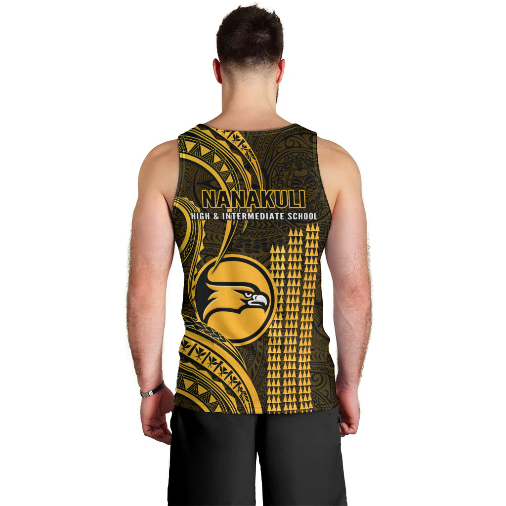 Hawaii Nanakuli High And Intermediate School Men Tank Top Polynesian Kakau Pattern LT14 - Polynesian Pride