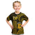 Personalised Hawaii Nanakuli High And Intermediate School Kid T Shirt Polynesian Kakau Pattern LT14 Gold - Polynesian Pride
