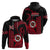 Hawaii Kahuku High and Intermediate School Hoodie Red Raiders Kakau Pattern LT14 - Polynesian Pride