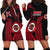 Hawaii Kahuku High And Intermediate School Hoodie Dress Red Raiders Kakau Pattern LT14 - Polynesian Pride