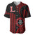 Hawaii Lahainaluna High School Baseball Jersey Polynesian Kakau Pattern LT14 Red - Polynesian Pride