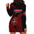 Hawaii Lahainaluna High School Hoodie Dress Polynesian Kakau Pattern LT14 - Polynesian Pride